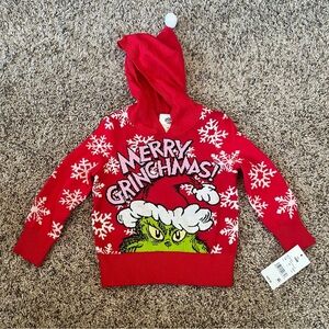 The Grinch Hooded Christmas Sweater - Size 18 months